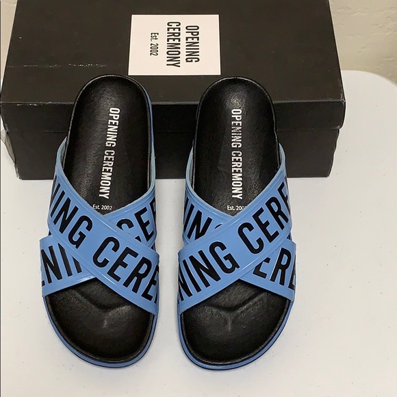 Opening Ceremony Shoes - Opening Ceremony Berkeley Slide/Blue/size 39